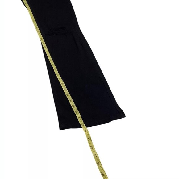 NWT LTJ Letter to Juliet Venice Jeans Womens Size 25 Black High-Rise Distressed - Picture 7 of 11